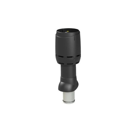 VILPE ventilating chimney insulated FLOW 125P/IS/500 BLACK