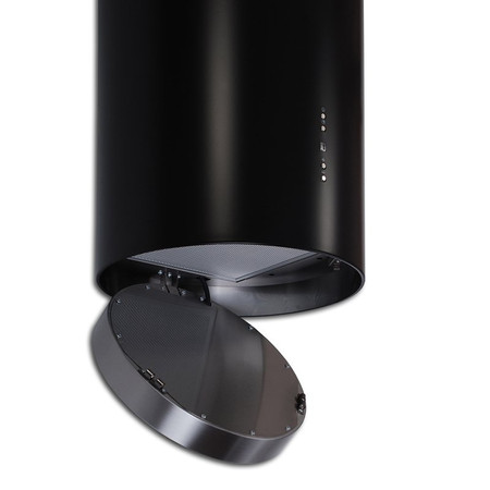 Cooker hood GLOBALO Cylindro Isola 39.4 Black