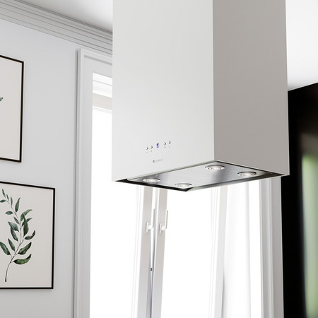 Cooker hood GLOBALO Toredo Isola 40.5 White