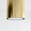 Dunstabzugshaube GLOBALO Cylindro Isola 39.7 Light Gold Mat