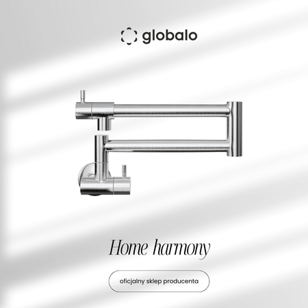 Küchenarmatur Topffüller GLOBALO Oxario Inox 1.1