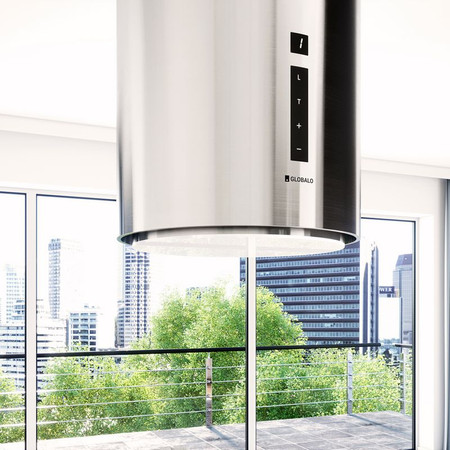 Okap kuchenny GLOBALO Heweno Isola 39.2 Inox