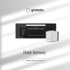 Cooker hood GLOBALO Silentio 80.2 Black + Turbine TZ 1.1