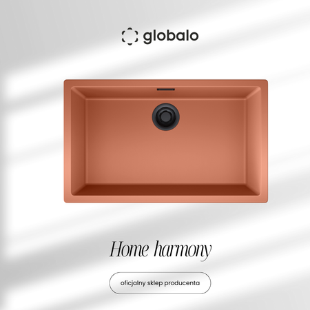 GLOBALO granite kitchen sink Aurilio 80.1 Brick Clean Tech