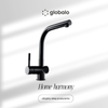 GLOBALO Lobio Black 1.1 Küchenarmatur mit ausziehbarem Auslauf
