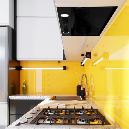 GLOBALO Floweri 60.1 Schwarz Dunstabzugshaube