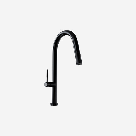 Kitchen faucet with pull-out spout GLOBALO Dervina Custom Black 1.1