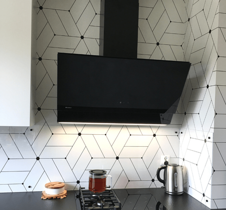 Okap kuchenny GLOBALO Zenesor 90.1 Black