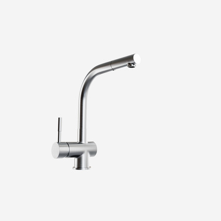 Kitchen faucet with pull-out spout GLOBALO Lobio Inox 1.1