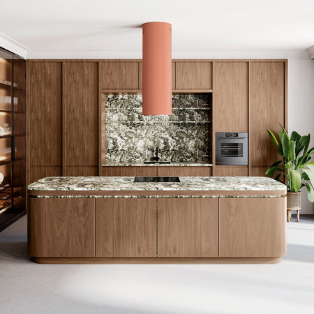 Cooker hood GLOBALO Miraya Isola 39.1 Brick
