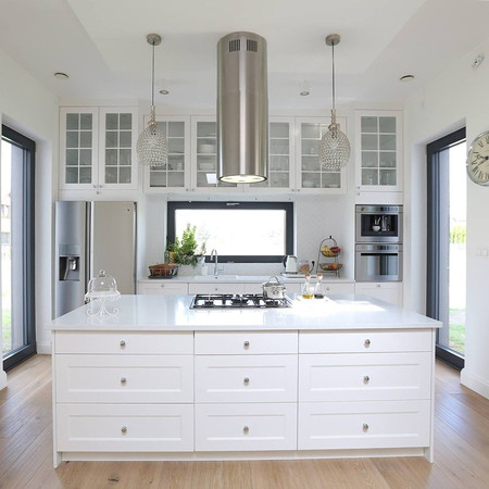 Okap kuchenny GLOBALO Cylindro Isola 39.5 Inox