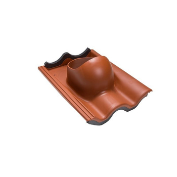 VILPE Tile roof passage profile S 74021 BRICK RED