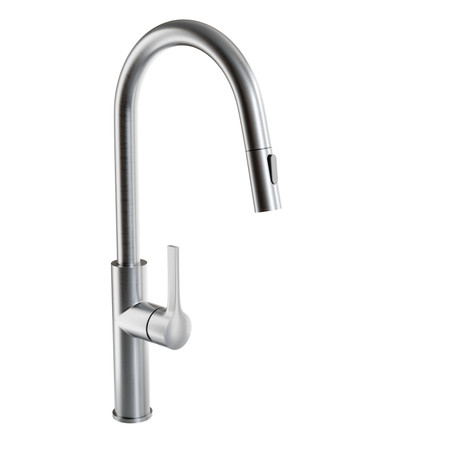 Küchenarmatur mit ausziehbarem Auslauf GLOBALO Divio Anthracite 1.1