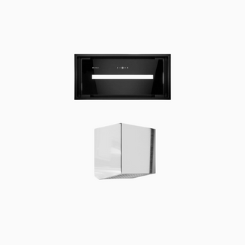 Cooker hood GLOBALO Saredo 60.1 Black + Turbine TZ 1.1