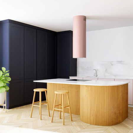 Cooker hood GLOBALO Lobelio Isola 39.1 Velvet Rose