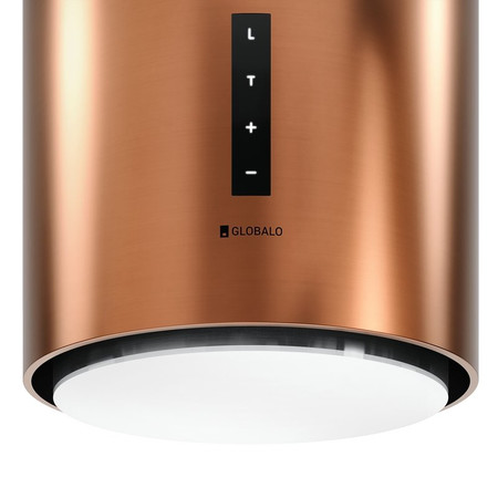 Dunstabzugshaube GLOBALO Heweno Isola 39.1 Kupfer Matt
