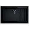 Zlewozmywak GLOBALO Miralio 80.1 Black/BL Mat