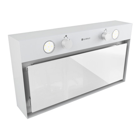 Cooker hood GLOBALO Fluxime 60.1 White + Turbine TW 2.1
