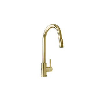 Touchless kitchen tap GLOBALO Loretio Light Gold Mat 1.1