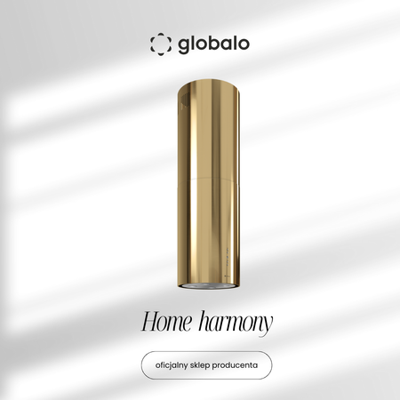 Dunstabzugshaube GLOBALO Heweno Isola 39.2 Light Gold