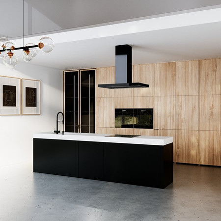 Okap kuchenny GLOBALO Lonatio Isola 90.1 Black