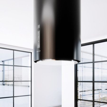Cooker hood GLOBALO Heweno Isola 39.1 Black