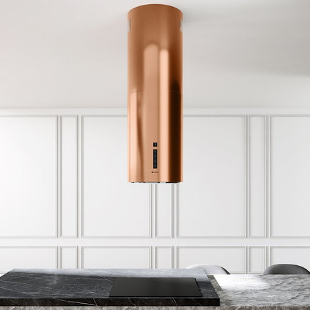 Dunstabzugshaube GLOBALO Heweno Isola 39.1 Kupfer Matt