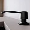 Kitchen faucet GLOBALO Lobio Black/Light Gold Mat Ring 1.1