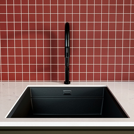 GLOBALO Sink MIRALIO 60.1 Black/BL Mat