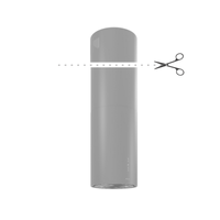 Shortening of island cooker hoods (round and rectangular tubes) to a height of 65 cm and more
