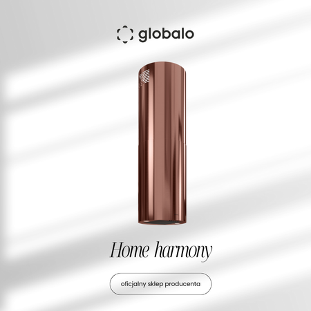 Okap kuchenny GLOBALO Lobelio Isola 39.1 Wine Copper