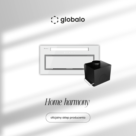 Cooker hood GLOBALO Silentio 60.2 White + Turbine TW 1.2