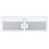 Cooker hood GLOBALO Hadario 80.2 White