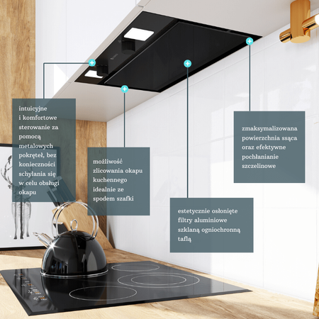 Cooker hood GLOBALO Spedtero 60.1 Black