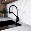 Kitchen faucet with water filter Olintio Black 1.1