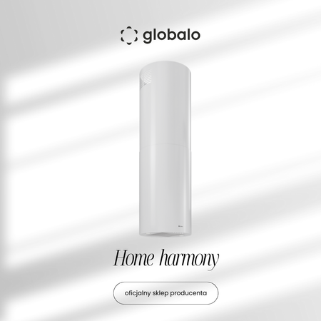 Cooker hood GLOBALO Lobelio Isola 39.1 White