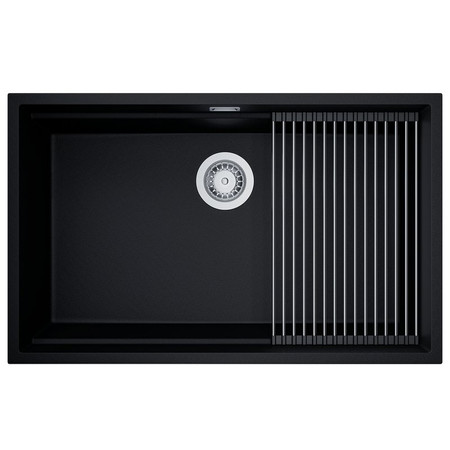 GLOBALO Miralio 80.1 Black/IX Spülbecken