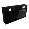 Cooker hood GLOBALO Fluxime 60.1 Black + Turbina TW 2.1