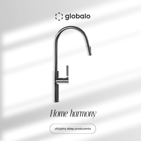 Küchenarmatur mit ausziehbarem Auslauf GLOBALO Divio Anthracite 1.1