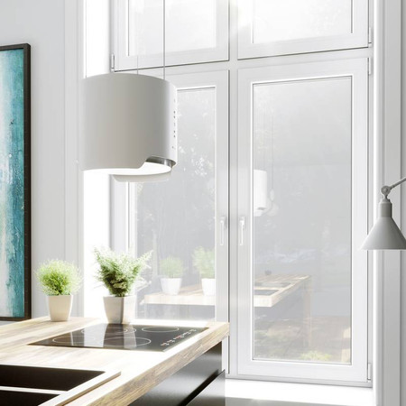 Cooker hood GLOBALO Arenoflow 39.3 White