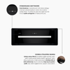 Cooker hood GLOBALO Pinelio 80.1 Black