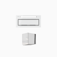 Dunstabzugshaube GLOBALO Saredo 60.1 White + Turbine TW 1.2