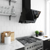 Cooker hood GLOBALO Womero 60.1 Black