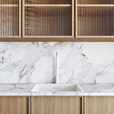 Touchless kitchen tap GLOBALO Loretio White 1.1