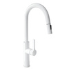 Kitchen faucet with pull-out spout GLOBALO Divio White 1.1