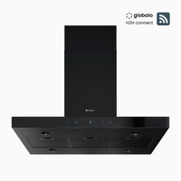 Okap kuchenny GLOBALO Verta Isola 90.3 H2H Black