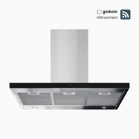 Okap kuchenny GLOBALO Nidaro 90.5 H2H Black