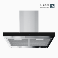 Okap kuchenny GLOBALO Nidaro 60.5 H2H Black