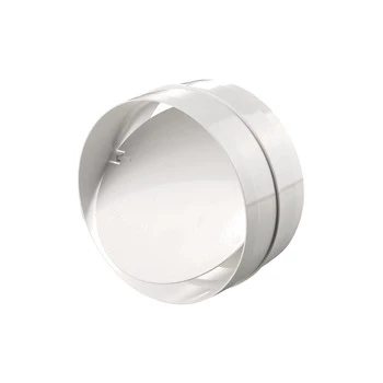 Łącznik kanałów okrągłych z zaworem zwrotnym fi 12,5 cm kod 594