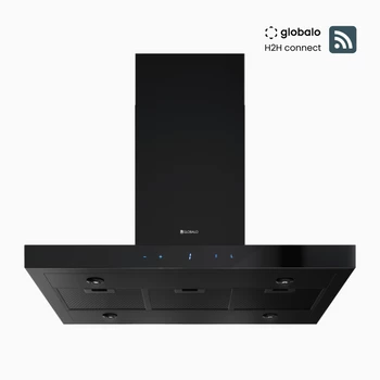 Okap kuchenny GLOBALO Verta Isola 90.3 H2H Black